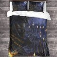 thumbnail image 3 of Gothic Skeleton Bedding Set Printed Pattern Duvet Cover With Pillowcases Skull Print Microfiber Bedding, For Adults Kids Girls Rooms 135*200 Cm, 3 of 5