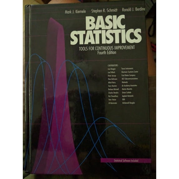 Pre-Owned Basic Statistics: Tools for Continuous Improvement (Hardcover) 1880156067 9781880156063
