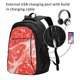 thumbnail image 2 of Easygdp Beef Steaks Mochila para Laptop de Viaje con Puerto USB, Mochila para Laptop con Puerto de Carga USB para Mujeres y Hombres, 2 of 7