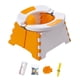 thumbnail image 1 of Asiento de orinal de entrenamiento plegable portátil para niños pequeños. Instalación conveniente. naranja, 1 of 9