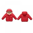 thumbnail image 5 of Toddler Kids Baby Boys Girls Winter Down Coats with Hoods, Padded Light Puffer Jacket Outerwear Baby Winter Down Jacket 2-6 Years, 5 of 9