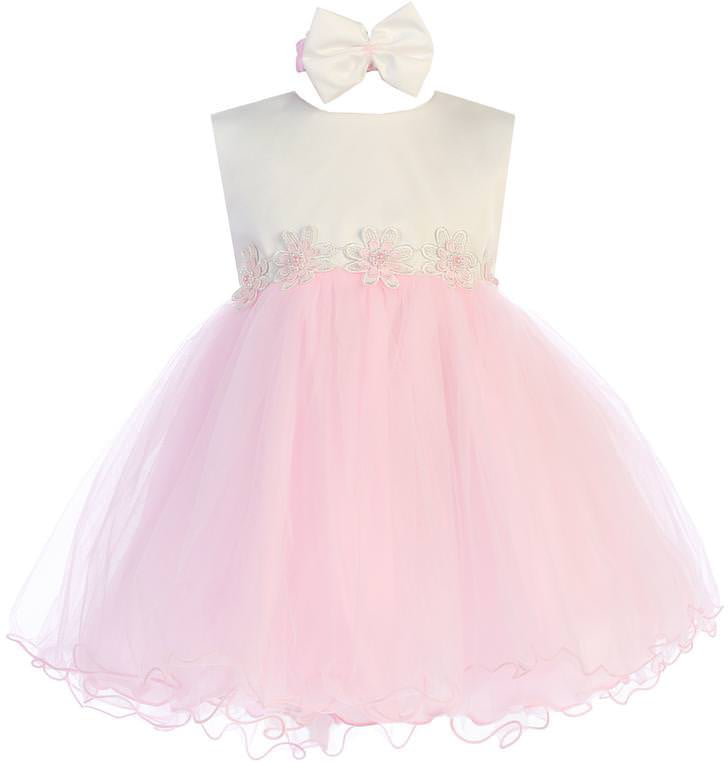Dreamer P - Toddler Baby Girls Two Tone Tulle Newborn Party Infant ...