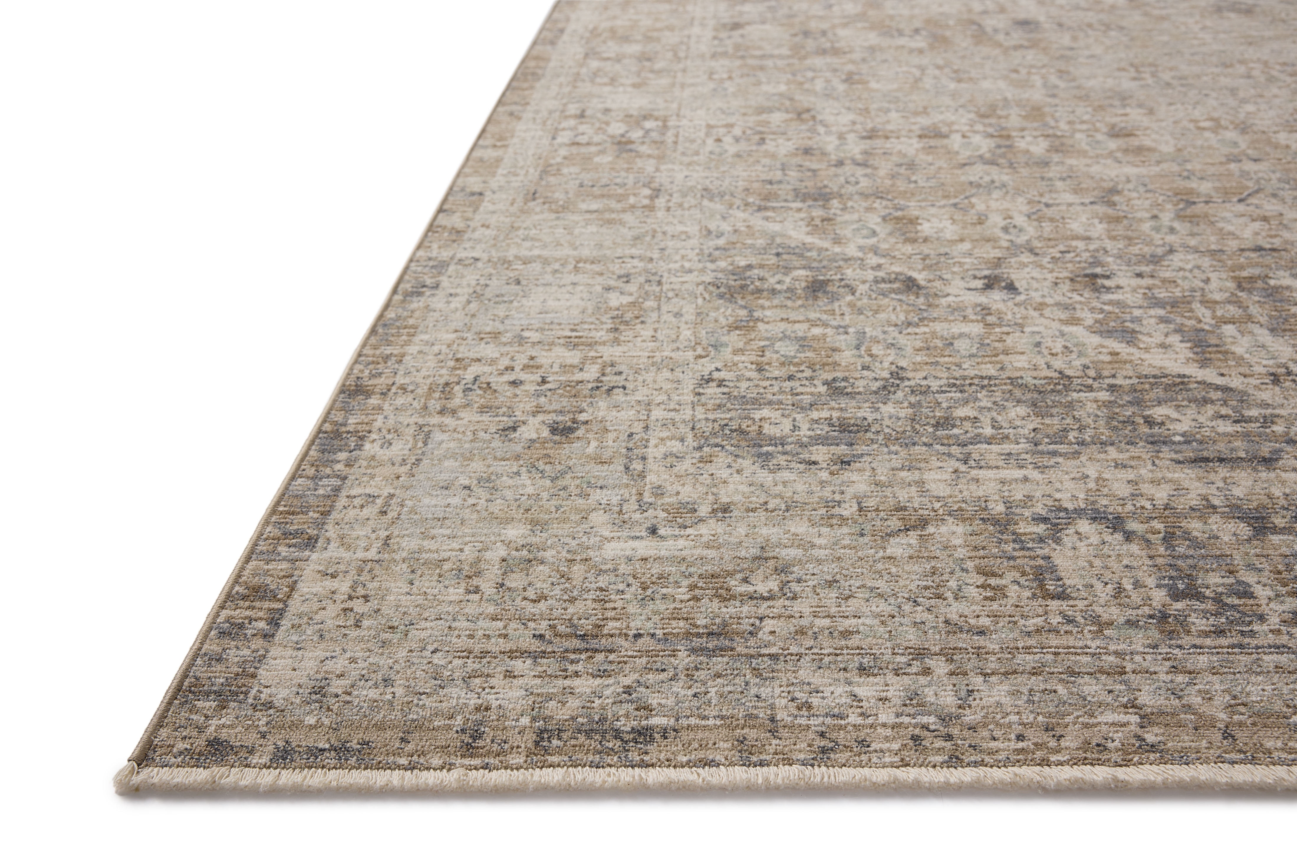 Chris Loves Julia x Loloi Ida Slate / Natural 2'-7" x 10'-0" Runner Rug