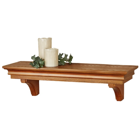 Easton Wooden Wall Display Shelf 30 Inches
