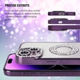 thumbnail image 2 of for iPhone 15 Plus Bling Case Women Girls Luxury Gradient Glitter Diamond Case Sparkle Rhinestone Camera Lens Protection Soft Silicone Shockproof Cover for iPhone 15 Plus 6.7 inch, Purple, 2 of 12