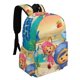 thumbnail image 2 of Team Umizoomi-theme Backpack, Campus style schoolbag Bookbag with Adjustable Shoulder Straps And Large Zip Compartment, Unisex Travel Bags.42x30x15cm, 2 of 6