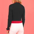 thumbnail image 5 of Utoimkio Cable Knit Turtleneck Sweater Women's Soft Heart Print Pullover Sweaters for Women, 5 of 5