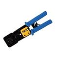 thumbnail image 3 of Alicates crimpadores Ethernet multifuncionales, herramienta de crimpado Ethernet precisa y de bajo coste para J45 RJ12 CAT5 CAT5e, 3 of 14