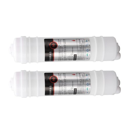 

RO Membrane Filter Replacement Higher Density 96% Desalination Rate 10in Water Filter 2Pcs For Heavy Metal Ion Pollution Removal