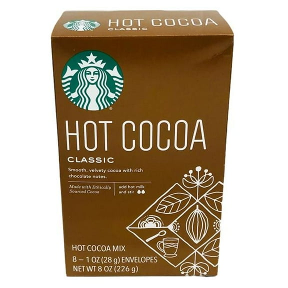 8 oz 8 Piece  Double Chocolate Hot Cocoa Mix - Pack of 6