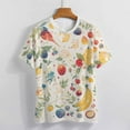 thumbnail image 3 of Various Fruits T Shirts Basic T-Shirt Short Sleeve Ladies Tee Shirt Summer Graphic Clothing, 3 of 6