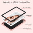 thumbnail image 3 of FJLBDE Case for Samsung Galaxy Tab A11 Plus/A9 Plus 11 Inch with Butterfly Stand, Shockproof Protective Tablet Cover with Shoulder Strap for Kids Girls, Pink, 3 of 5