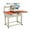 White+Blue + Aluminium-4, variant on 16x24 pneumatic up sliding dual platen heat press machine with infrared positioning 110V,2000W(LTL carry)