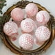 thumbnail image 1 of Juego de bolas navideñas antiguas de 8 cm para colgar en el árbol con estilo vintage. 12 adornos colgantes en caja para decoración navideña y regalos., 1 of 7