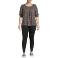 thumbnail image 5 of Terra & Sky Women's Plus Size Tummy Control Jeggings, 5 of 5