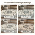 thumbnail image 7 of ODIKA 5'x7' Ultra-Soft Area Rug, Beige Dining Vintage Lattice Ornate Neutral Cream Textured Colored None Washable, Bare feet friendly, Silk-Touch for Bedroom Home office, 7 of 7