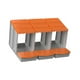 thumbnail image 2 of Caja para poner huevos, nido para gallinas, fácil de limpiar, resistente, para aves de corral naranja, 2 of 9