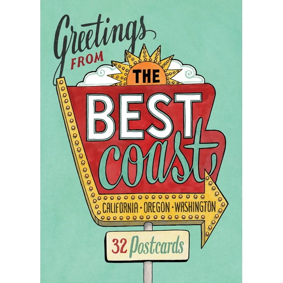 Pre-Owned Greetings from the Best Coast: 32 Postcards (Drawn The Road)