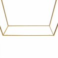 thumbnail image 6 of Miumaeov 9.18ft Gold Metal Square Wreath Backdrop Stand Arch Wedding Party Photo Booth Decorations, 6 of 11