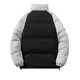 thumbnail image 3 of Puntoco Chaqueta De Plumón De Color Liso Para Hombre Con Bolsillo Con Cremallera Cálida, Chaqueta Informal Con Capucha Y Manga Larga, 3 of 3