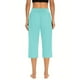 thumbnail image 4 of WILLBEST Pantalones Casuales para Mujer: elegantes Pantalones Cortos de Verano con Bolsillos para Mayor Comodidad y Versatilidad En el Día a Día. Extra Grande, 4 of 5