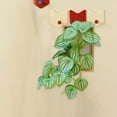 thumbnail image 4 of TIMIFIS Wooden Hanging Decorations, Wooden Rectangular Photo Frame Hanging Decorations High Class Feeling Living Room Green Wall Decorations Faux Rattan Wall Decorations Home Decor, 4 of 6