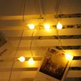 thumbnail image 4 of 10M / 32.8ft 80LED Conduit Chaîne Lumière Ronde Boule USB Lampe Décoration pour la Maison Chambre Décoration de Mariage, 4 of 12