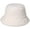 White, variant on CoCopeaunts White Bucket Hat for Men Solid Color Lamb Plush Fisherman Hat Soft Comfortable Foldable Bucket Caps for Unisex