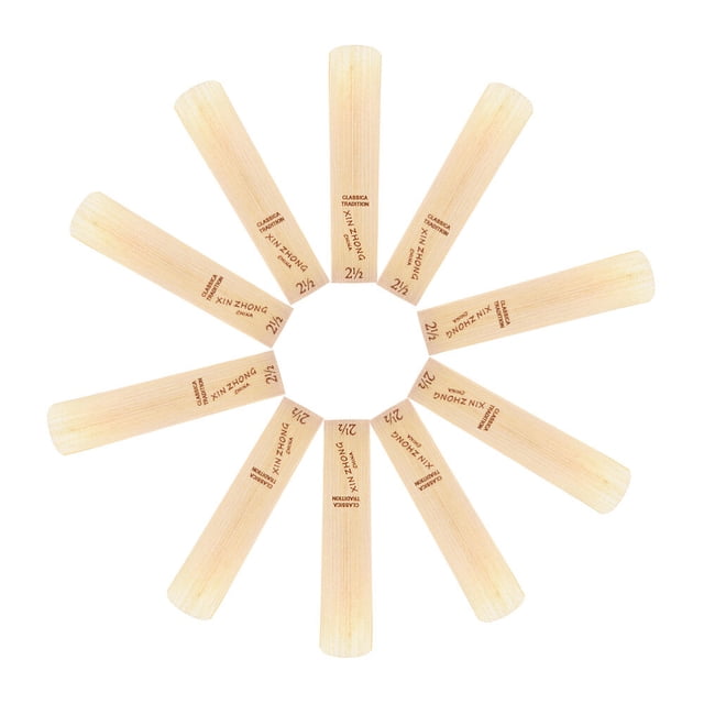 Yeacher Normal Level G Alto Saxophone Sax Reeds Strength 2.5 for Beginners, 10pcs/ Box