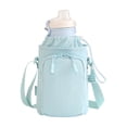 thumbnail image 2 of Water Bottle Holder with Phone Pocket Crossbody Water Bottle Carrier Bag with Adjustable Shoulder Strap and Zipper Pouch for Hiking, Travel, Walking (1PC), 2 of 6
