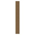 thumbnail image 6 of Dundee Deco Fluted 3D Wall Panels - Modern DIY Decorative Wooden Wall Panels - Easy to Install - Chestnut Brown - Set of 10, Covers 17 sq ft, 6 of 7