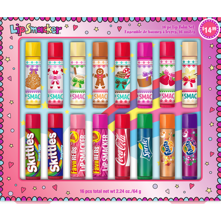(60% Off Deal - Perfect Gift for Kids!) Lip Smacker Best of Best Lip Balm Vault, 16 Pieces