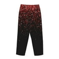 thumbnail image 5 of Bingfone Pajamas For Women,Red Glitter1 Pajama Pants With Pockets-X-Large, 5 of 9