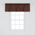 thumbnail image 2 of Ambesonne Fleur De Lis Valance Pack of 2, Antique Royal Ornament, 54"X18", Burgundy Pale Coffee, 2 of 2