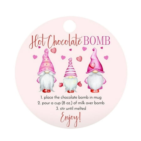 

Virmaxy Valentine s Day Round Pendant Decorative Wedding Anniversary Proposal Confession Decorative Resin Pendant Gnomes Hot Chocolate Valentine s Day Gift You re the