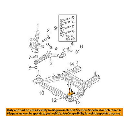 Chrysler Pacifica Rear Bumper - CHRYSLER OEM 04-06 Pacifica Front Suspension-Engine Cradle Bumper 4743499AB