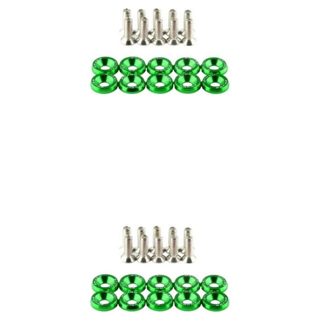 Youkk Vis de Joint de Modification de Voiture Multifonctionnelles pour Améliorations de Voiture Vis Verte 2ensemble
