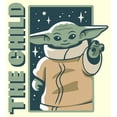 thumbnail image 2 of Men's Star Wars: The Mandalorian Grogu The Child Cute Animation Graphic Tee Beige 3X Large, 2 of 4