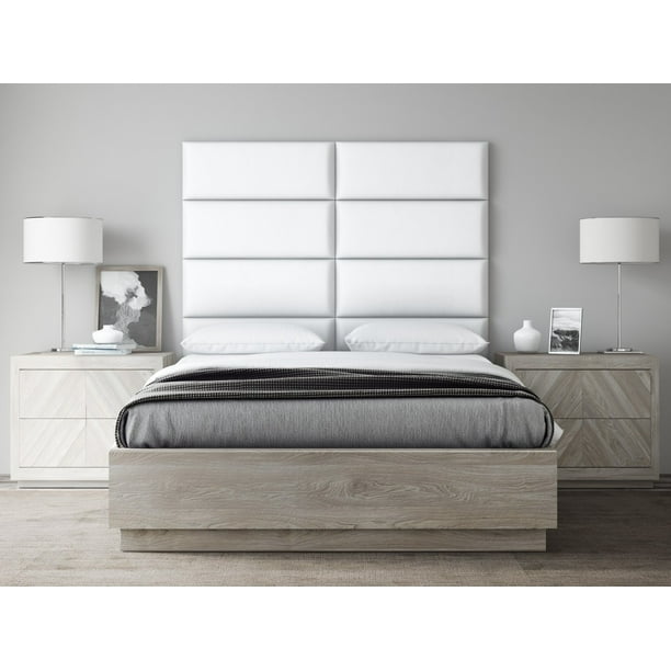 Vant Upholstered Headboards Accent, White Antique Headboard Queen Size Dimensions