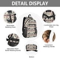 thumbnail image 4 of JIALIOU 14" Laptop Backpack Waterproof Airline Approved Stylish Casual Daypack for Travel Business College Work, Moose Tree Silhouette, 4 of 8