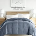 thumbnail image 6 of Noble Linens Stone All Season Lightweight Down-Alternative Solid Comforter, King/Cal King, 6 of 10