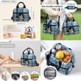 thumbnail image 5 of KUIFORTI Cute Cat Lightweight Backpack and Lunch Box Kid Backpack Set 4Pcs Girls School Bag Pencil Bags Water Bottle Sleeve for Elementary Primary Middle School Back to School Supplies, 5 of 7