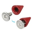 thumbnail image 4 of Unique Bargains 50 Sets Cone Spikes Studs 7x10mm Studs and Spike Screw Back Rivet Red, 4 of 4