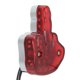 thumbnail image 5 of Luz trasera de freno LED de 12 V para motocicleta, diseño exclusivo para el dedo medio, compatible con Yamaha, 5 of 14