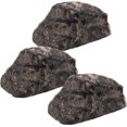 thumbnail image 1 of Durable Black Resin Stone Key Box for Safe Key Holding Ideal for Garden Use and Gift Giving, 1 of 9