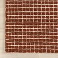 thumbnail image 3 of Rugs USA Melrose Checked Wool Area Rug, 8' 6" x 11' 6", Melrose Chestnut, 3 of 8