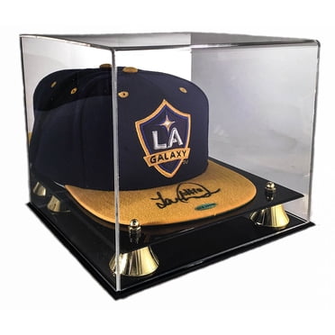 Perfect Cases - Cap and Hat Display Case, Cherry Finish - Walmart.com
