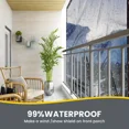 thumbnail image 3 of Transparent multifunctional rainproof cloth PE waterproof tarpaulin balcony rainproof outdoor windproof plastic cloth cold prote, 3 of 6