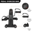 Mini Indoor Pedal Exerciser Cycle Bike Leg Arm Desk w/LCD Display