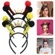 thumbnail image 3 of KAKOWELY 4 diademas de abeja con tentáculos de abeja, aros para el pelo, recuerdos de fiesta de abejas, accesorios para el cabello de abejas, 3 of 5
